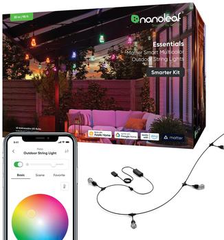 Nanoleaf LED Lichterkette Außen 30M Starter Kit (RGBICW) 16 Mio. Farben, IP65 Nanoleaf LED Lichterkette Außen 30M Starter Kit (RGBICW) 16 Mio. Farben, IP65