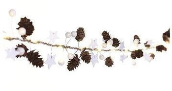 EMOS LED-Weihnachtsgirlande - Tannenzapfen, 1,7 m, 2x AA, innen, warmweiß