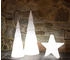 8 seasons Shining Tree 3D LED Weihnachtsbaum rund (100 cm, weiß) E27 Fassung inkl. Leuchtmittel in warmweiß