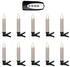 Childhome HI LED-Mini-Kerzen 10 Stk. Kabellos mit Fernbedienung