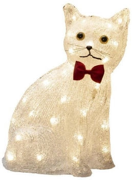 Konstsmide 6259-103 Acryl-Figur EEK: G (A - G) Katze Warmweiß LED Warmweiß