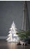 Star Trading LED Weihnachtsdeko Grandy von , Weihnachtsmotive für innen und außen aus Holz in Weiß, Tanne und Hirsch, mit Kabel, Höhe: 70 cm, IP44