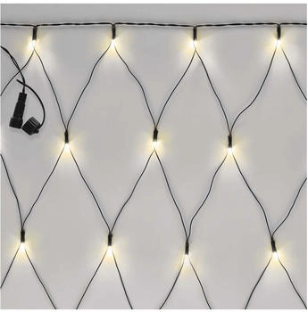EMOS Connect System 2m Lichternetz Standard, mit 160 LEDs, Teil C (ohne Kabel und Adapter), IP44 Innen/Außen, Warmweiß, D1DW01