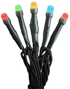 Konstsmide Micro LED Lichterkette gefrostet Innen 35 bunte Dioden 5,3 m