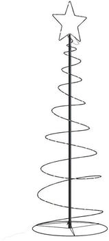 vidaXL Weihnachtsbaum Kegelform 100 LEDs Warmweiß 150 Cm Außenbereich vidaXL Weihnachtsbaum Kegelform 100 LEDs Warmweiß 150 Cm Außenbereich