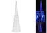 vidaXL LED-Leuchtkegel Acryl Deko Pyramide Blau 120 Cm