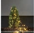 Marelida LED Lichterkette Weihnachten 500 bernstein LED 8 Funktionen L: 25m für Außen - grün Kunststoff