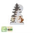 Star Trading LED Weihnachtsdeko Forest Friends von , Weihnachtsmotive aus Holz mit Beleuchtung und Timer, warmweiß, batteriebetrieben, Höhe: 44 cm