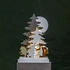 Star Trading LED Weihnachtsdeko Forest Friends von , Weihnachtsmotive aus Holz mit Beleuchtung und Timer, warmweiß, batteriebetrieben, Höhe: 44 cm