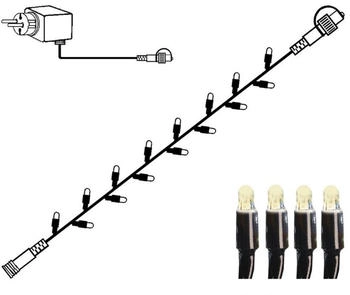 Star Trading System 24 Starterset - LED Lichterkette 5m mit Trafo - koppelbar bis 1500 LED - 49 warmweiße LED