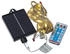 Marelida LED Solar Lichterkette Seil maritim Deko Kordel Tau 10m 8Funkt. Fernb. USB - braun