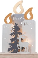 Star Trading - Led Weihnachtsdeko Fauna Von Weihnachtsmotive Aus Holz Mit Beleuchtung