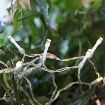 Linder Exclusiv LED Lichterkette Batterie 3x 10er kaltweiß transparent 1,35m Weihnachtsdeko top