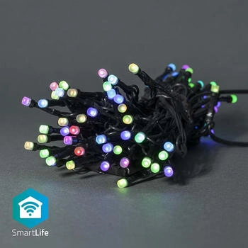 Nedis LICHTERKETTE SMART WI-FI 5M (WIFILX01C42 BUNT)