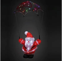 Led Acryl Figur Weihnachten Au&szlig;en Innen Schneemann Santa Eisb&auml;r Pinguin Teddy