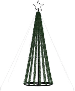 vidaXL Weihnachtsbaum Kegelform 275 LEDs Blau 180 cm [EEK: Beschreibung]