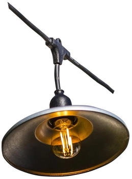 Lumisky Hutgirlande Stahl 6M 10xE27 BOWL GALVA LIGHT