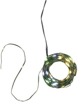 Gartenpirat Weihnachtsbaum Lichterkette warmweiß LED-Lichterkette außen/innen mit Timer und energieeffizient