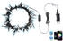 Beliani LED Lichterkette Bunt PVC 1350 cm 100 Lichter RGB Farbwechsel mit App-Steuerung Timer