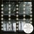 Buri Led Lichtervorhang Schneeflocken 75x85cm Weihnachtesdeko 40 Lichter Fensterdeko