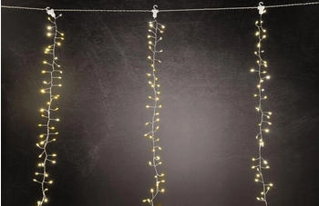 Trend Line Led-Lichtervorhang Micro Außen 1,9 x 1,5 m warmweiß mit Timer Lichterketten