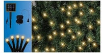 Led Lichterkette Solar Au&szlig;en 19,3 M Warmwei&szlig; Timerfunktion Innen/au&szlig;en - Trendline