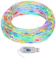 vidaXL LED-Lichterdraht 40 m 400 LED Mehrfarbig 8 Funktionen