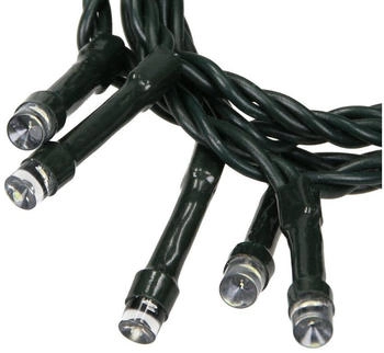 ECD Germany Led Cluster Lichterkette mit 1200 Leds Warmweiß, 24 m, mit 8 Programmen, IP44