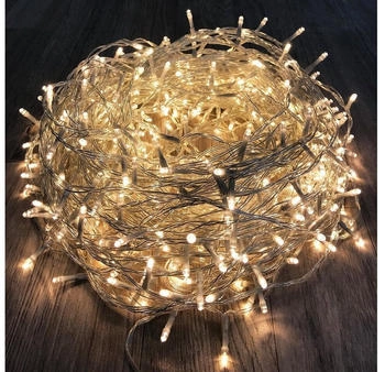 Mojawo 600'er Led Lichterkette transpar. innen & aussen-MLK021W