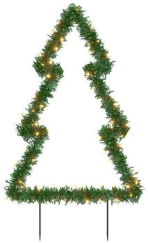 vidaXL Weihnachtsbaum mit Erdspießen und 80 LEDs 60 cm [EEK: Beschreibung]