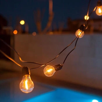 Newgarden ALLEGRA Solar-Lichterkette, wiederaufladbar, für den Außenbereich, 10 LEDs, Jute New Garden Newgarden ALLEGRA Solar-Lichterkette, wiederaufladbar, für den Außenbereich, 10 LEDs, Jute New Garden