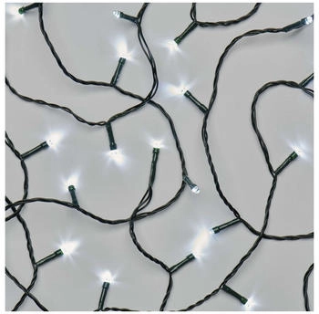 EMOS LED-Lichterkette kaltweiß 8m lange IP44 80 LEDs + 5m Zuleitung und Netzteil 6 h Timmer