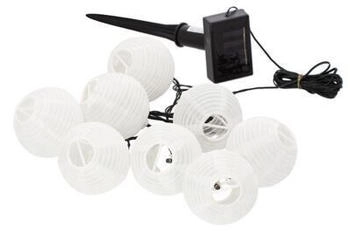 Lumineo Strangbeleuchtung Solar Nylon warmweiß