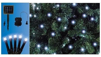 Trend Line LED-Lichterkette Solar Außen 19,3 m kaltweiß mit Timer