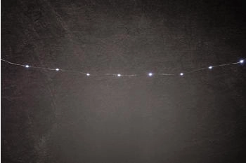 Trend Line Led-Lichterkette Mini Außen 3,9 m kaltweiß mit Timer, 8 Lichteffekten Lichterketten