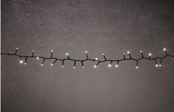 Trend Line Led-Lichterkette Premium Außen 15,6 m warmweiß-grün mit Timer, Dimmer Lichterketten