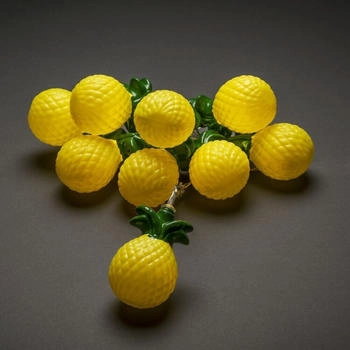 Konstsmide Led Lichterkette Ananas in Gelb 10x 0,07W