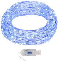 vidaXL LED-Lichterdraht 40 m 400 LED Blau 8 Funktionen