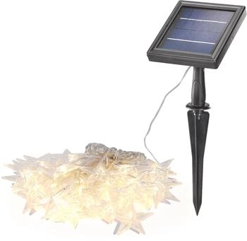 Esotec Solar Deko Led Lichterkette mit 30 Sterne 11m warmweiß Aussenbereich wetterfest für Garten Balkon Terrasse Weihnachtsdeko Esotec 102578