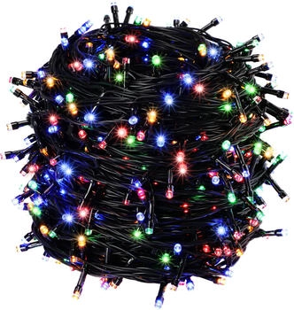 Deuba Lichterkette 700 Led Außen 8 Leuchtmodi Innen IP44 Wetterfest mit Netzteil 14m Weihnachten Weihnachtsbaum Bunt