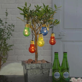 Star Led Lichterkette Glow in bunt Batteriebetrieben - Star
