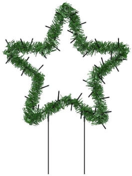 vidaXL Weihnachtssterne Mit Erdspießen 3 Stk. 50 LEDs 29 Cm Außenbereich