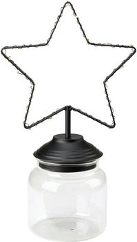 Markslöjd Lighting Schwarz Durchsichtig Dekorativ Stehende Weihnachtsdekoration 19x0,03W/LED IP20