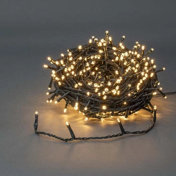 Nedis Lichterkette, Dekorative Lichter Schnur 720 LED's Warmweiss 54.00 m Lichteffekte: 7 Innen- und A (57 m)