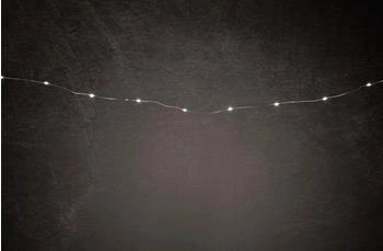 Trend Line LED-Lichterkette Mini Außen 3,9 m warmweiß mit Timer, 8 Lichteffekten