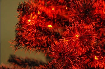 Buri 20er Led Lichterkette Rot Partylicht Lichtschlauch Deko