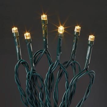 Hellum Lichterkette Led wws 40LP 4,4m Batt m.LM 522525 - weiß