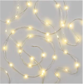EMOS LED-Lichterkette, 160 LEDs Drop Lichterkette, 16m lange Weihnachtslichterkette + 5m Zuleitung inkl. Netzteil, Timer 6/18h warmweiß, IP44