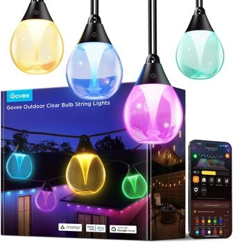 Govee Outdoor Clear Bulb String Lights 16m (GV0076)