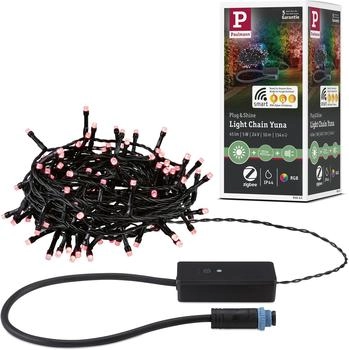 Paulmann Plug & Shine LED Lichterkette Yuna RGBW Schwarz 12,4m (94643)